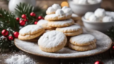 Snowball Cookies homemade.