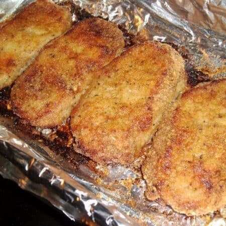 Crispy Parmesan Herb-Crusted Pork