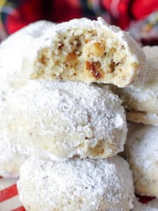 Buttery Pecan Snowball Cookies