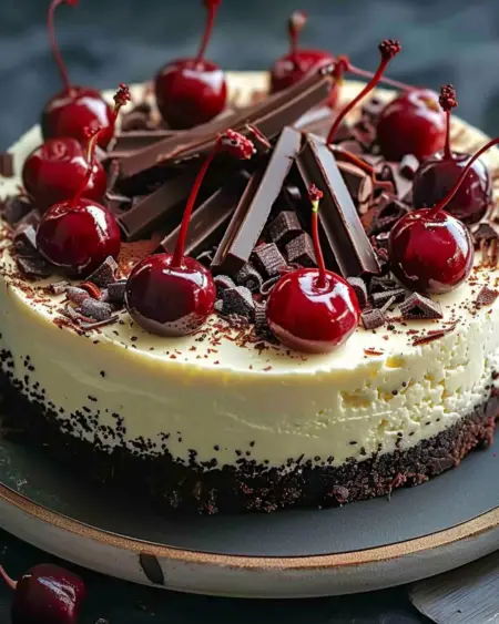 Decadent Black Forest Cheesecake Recipe